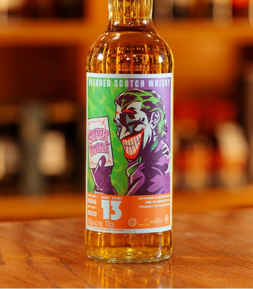Whiskay Super Bottle系列 蘇格蘭調和威士忌 13年 – 小丑 (Caol Ila)