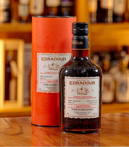 Edradour 2007 12年 桶號#272 台灣限定
