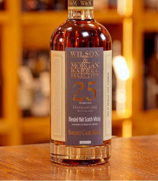 Wilson & Morgan Barrel Selection Sherry Cask Malt 25年 桶號#77-10
