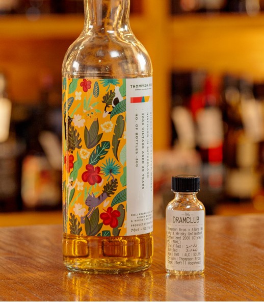 The Dram Club - Thompson Bros x Aloha Whisky & Whisky Unlimited Sutherland 2000 (Clynelish) (30ML)