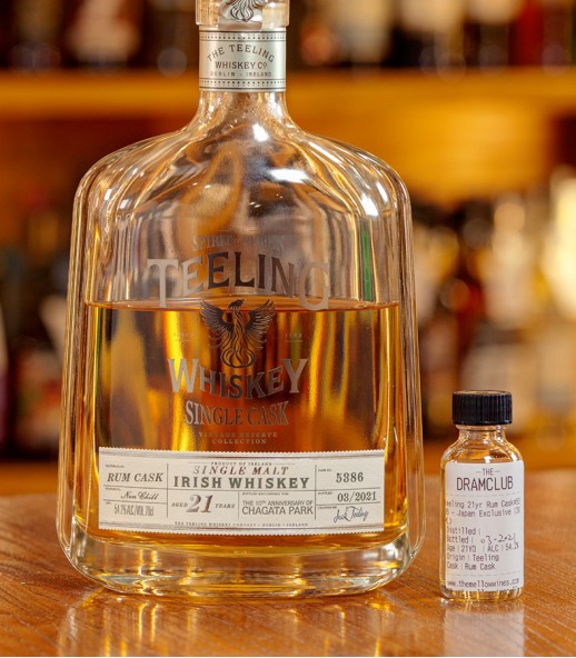 The Dram Club - Teeling 21年 Rum Cask 桶號#5386 - 日本限定 (30ML)
