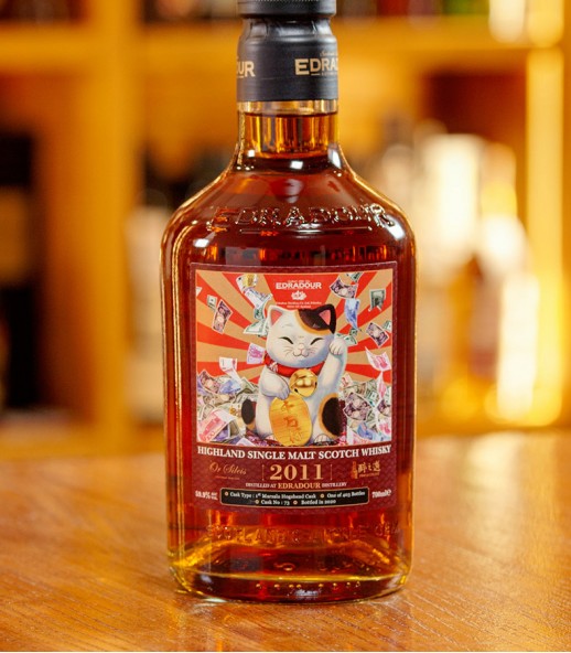 Edradour 2011 1st Fill Marsala桶號#73 招財貓 - selected by Or Sileis