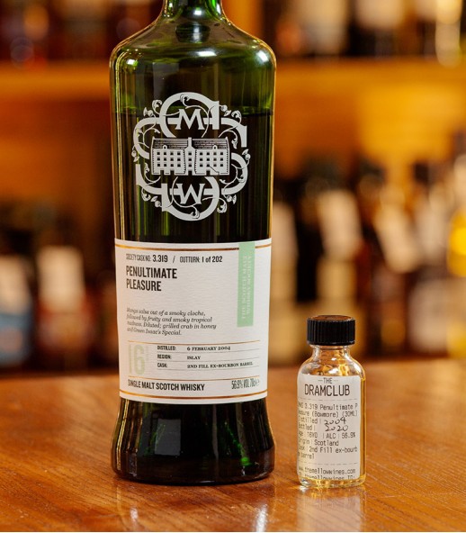 The Dram Club - SMWS 3.319 Penultimate Pleasure (Bowmore) (30ML)