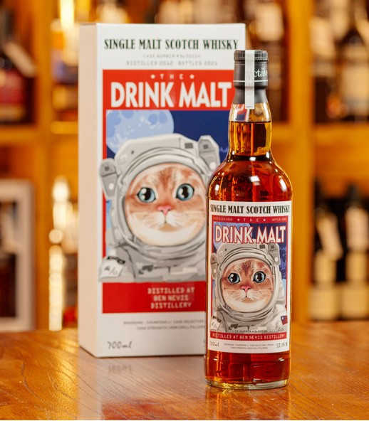 THE DRINK MALT <貓狗系列> 第四章 - Ben Nevis 2012 8年 太空貓 - selected by 品鑫洋行