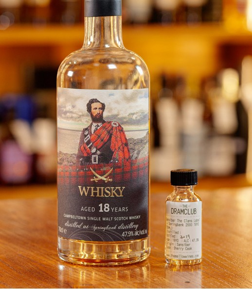 The Dram Club - Sansibar The Clans Label - Springbank 2000 18年 (30ML)