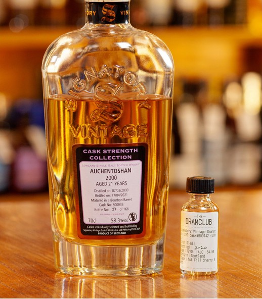 The Dram Club - Signatory Vintage Auchentoshan 2000 21年 桶號#800036 (30ML)
