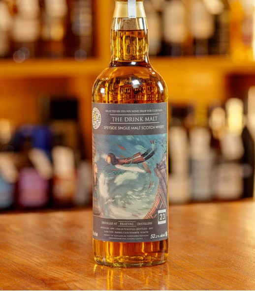 THE DRINK MALT 夢幻屋頂 Braeval 1997 23年 - Bottled by PINXIN Taiwan & Whisky Age