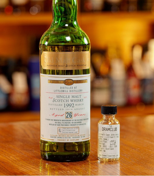 The Dram Club - The Old Malt Cask 二十週年 - Littlemill 1992 26年 (30ML)