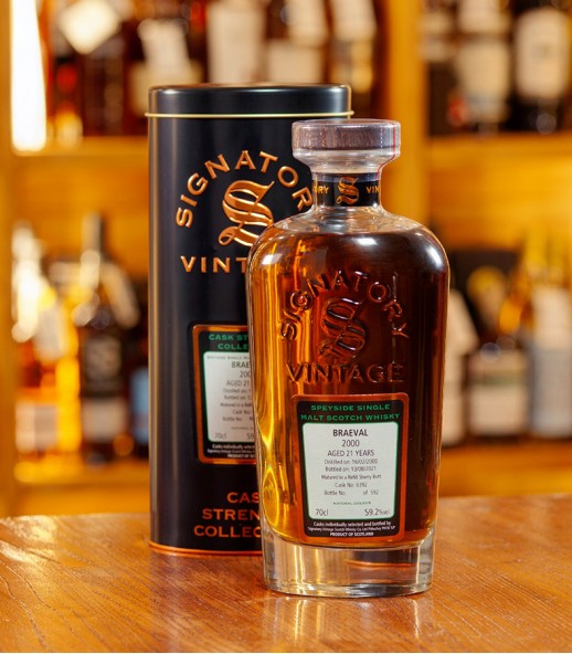 Signatory Vintage Braeval 2000 21年 桶號#6392