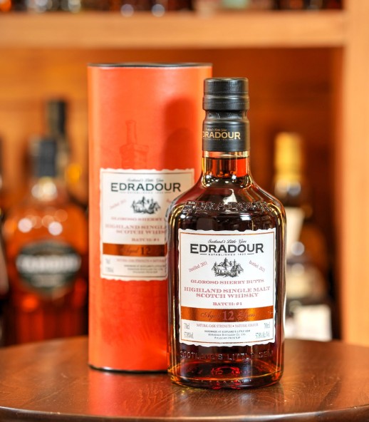 Edradour 12年 雪莉桶 原桶強度 batch1