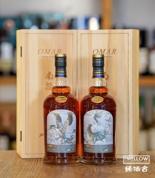 OMAR x WhiskyTaste 靈獸系列 Virgin Oak 4年 & 雪莉桶 6年 - 金鴨鬥龍鰻