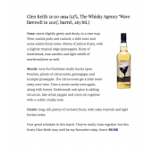 The Whisky Agency Glen Keith 1994 30年 Wave Farewell to 2025