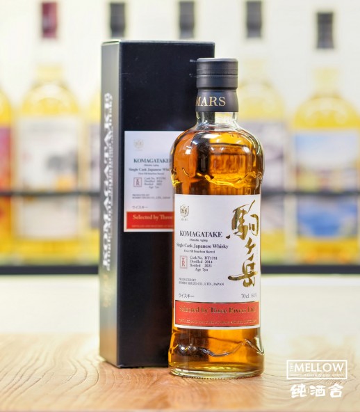 駒之岳 7年 單桶#BT1781 - 日本 Three Rivers 限定