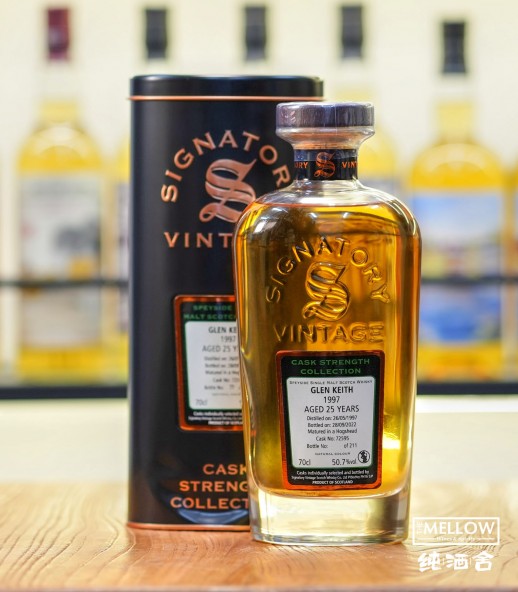Signatory Vintage Glen Keith 1997 25年 桶號#72595